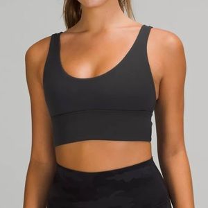 Lululemon align bra, sz 8 leopard chacoal